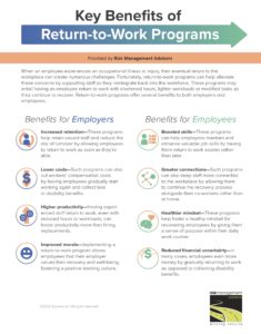 Key Benefits of Return-to-Work Programs-Infographic